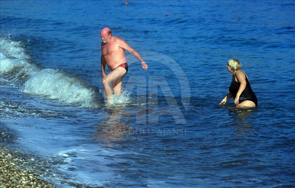 Antalya'da deniz keyfi