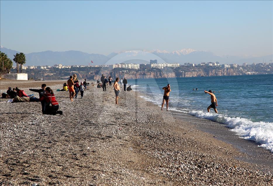 Antalya'da deniz keyfi