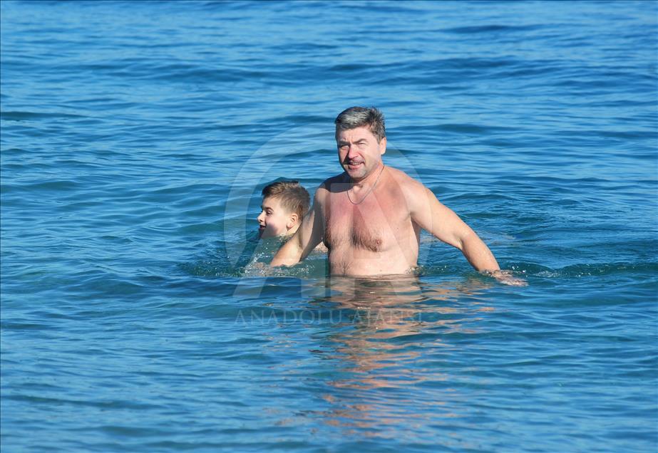 Antalya'da deniz keyfi