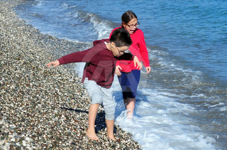 Antalya'da deniz keyfi