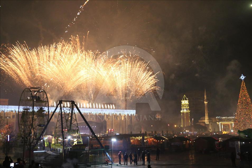 New year celebrations in Albania