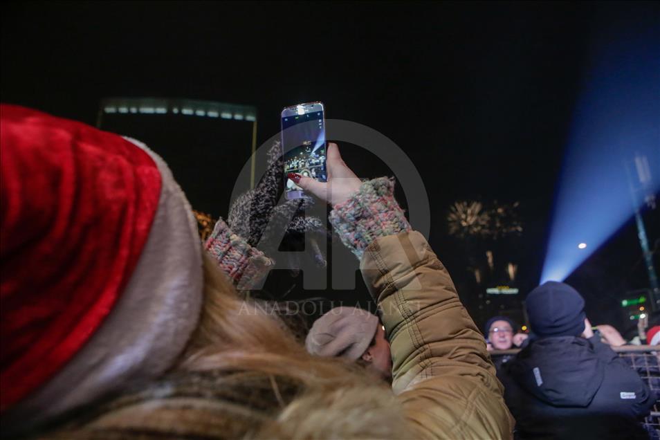Balkan ülkelerinde yeni yıl coşkuyla karşılandı
