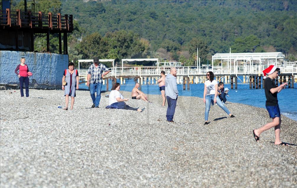 Antalya'da deniz keyfi