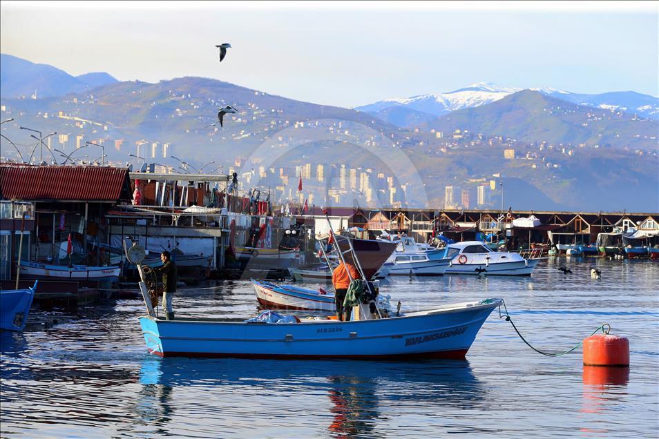 Trabzon'da güneşli hava
