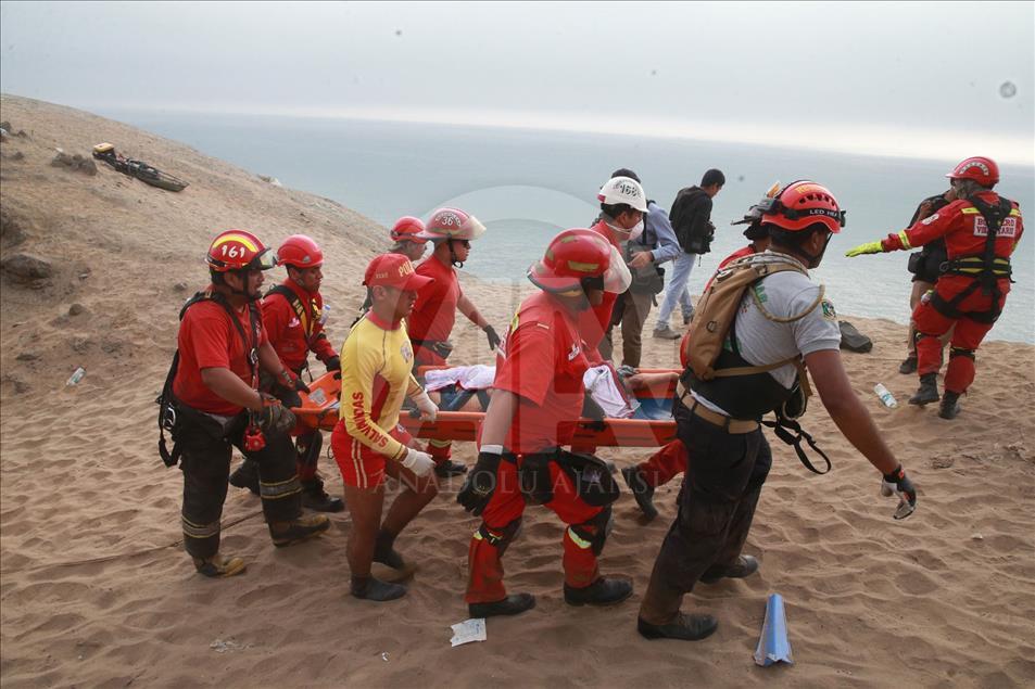 A bus plunges off cliff in Peru, at least 48 killed
