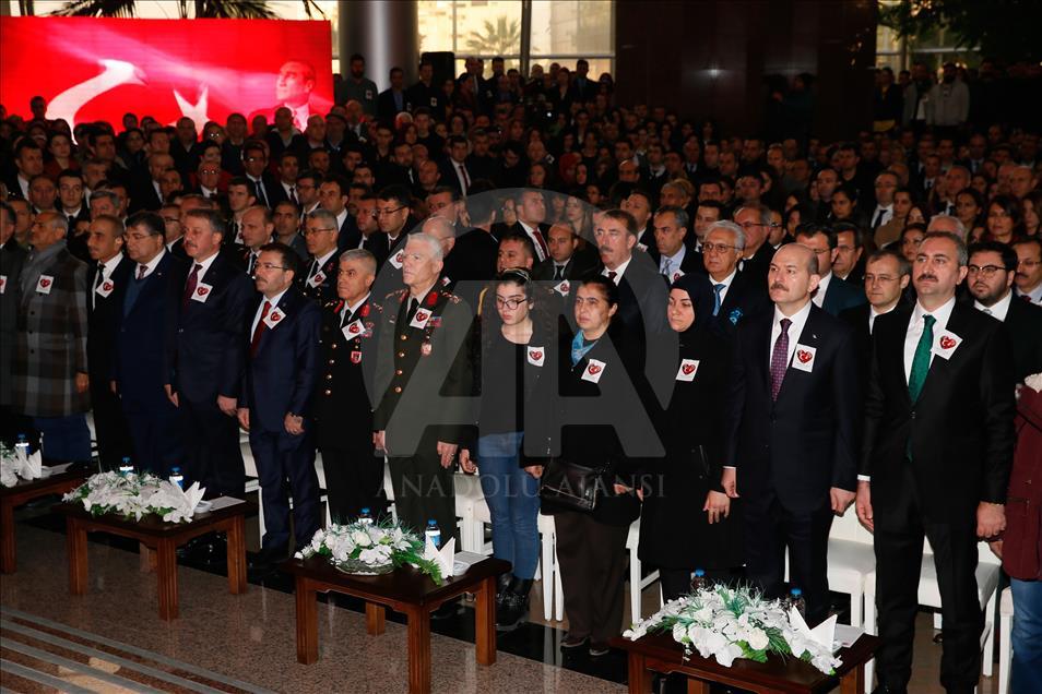 İzmir Adalet Sarayı şehitleri anılıyor