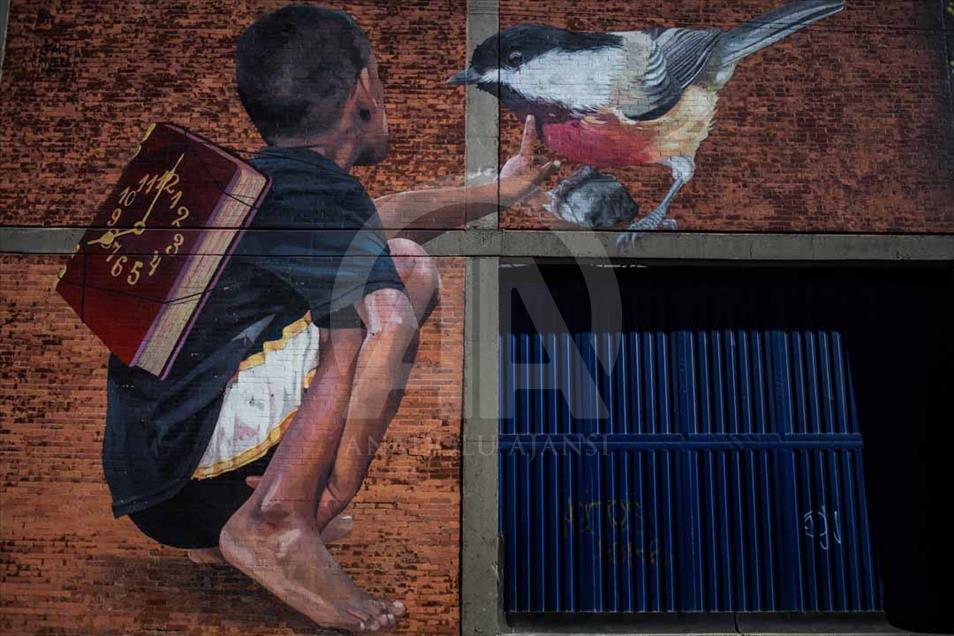 El arte urbano se toma Bogotá, Colombia