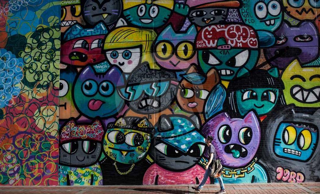 El arte urbano se toma Bogotá, Colombia