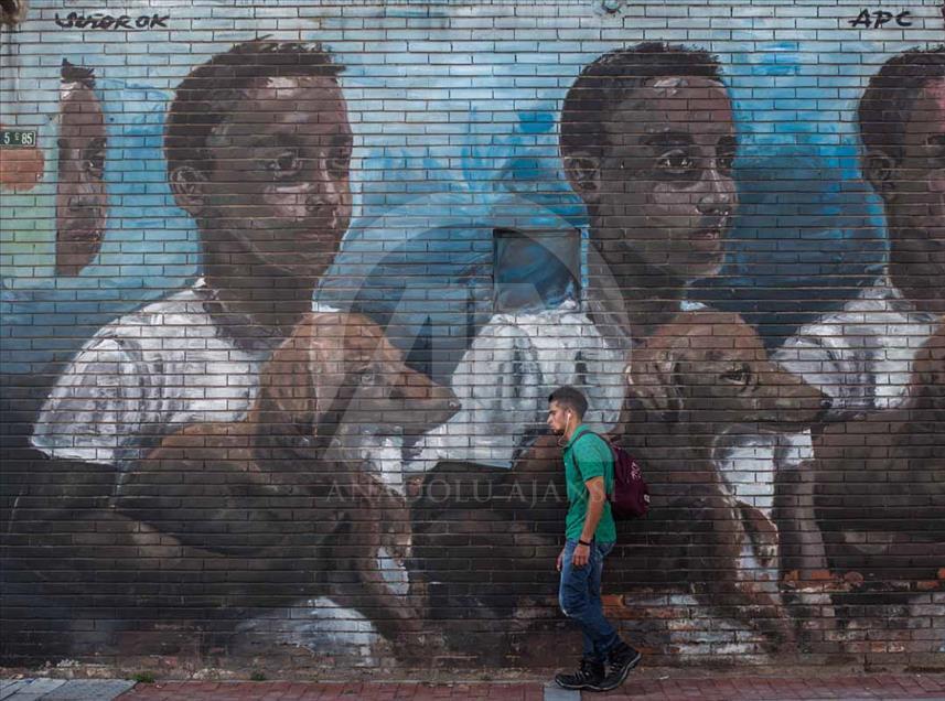 El arte urbano se toma Bogotá, Colombia