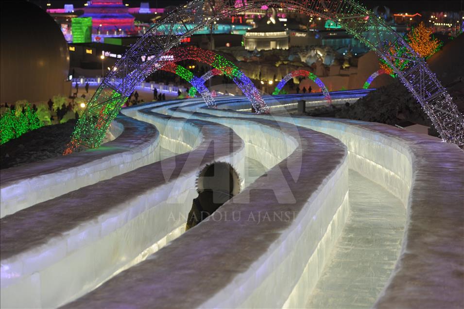 34th Harbin International Ice and Snow Sculpture Festival begins in China 