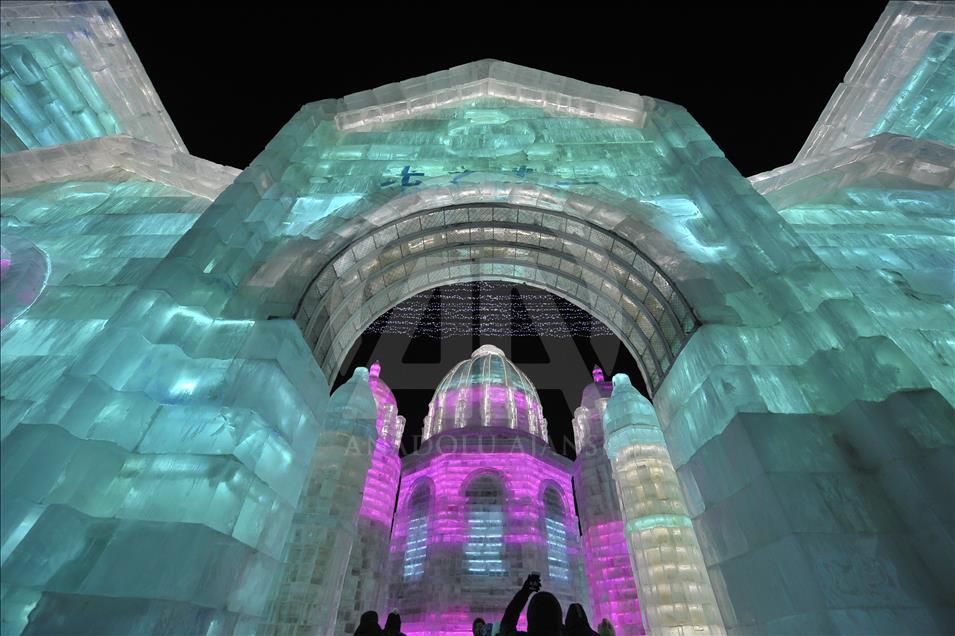 34th Harbin International Ice and Snow Sculpture Festival begins in China 