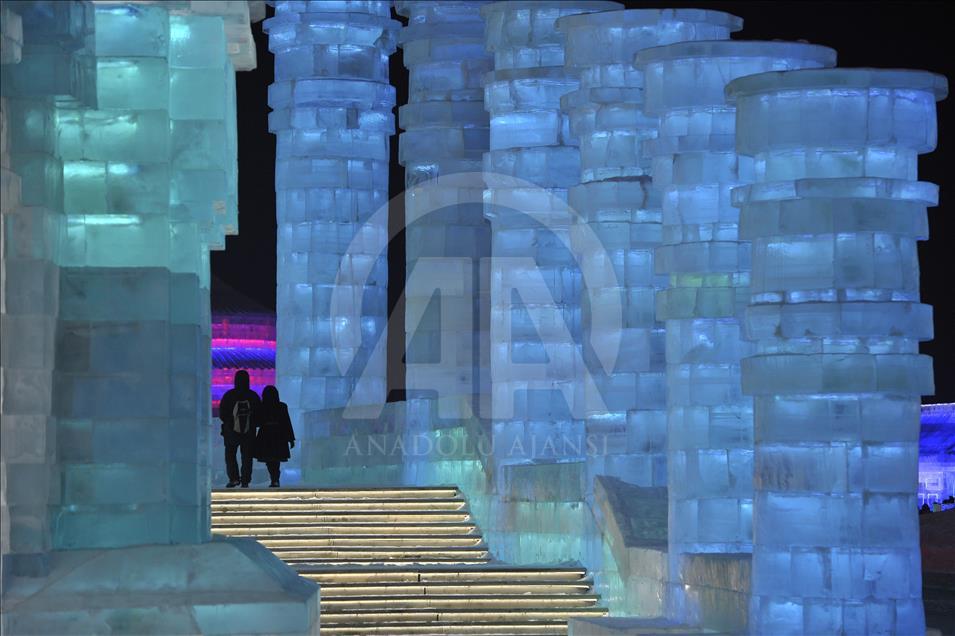 34th Harbin International Ice and Snow Sculpture Festival begins in China 