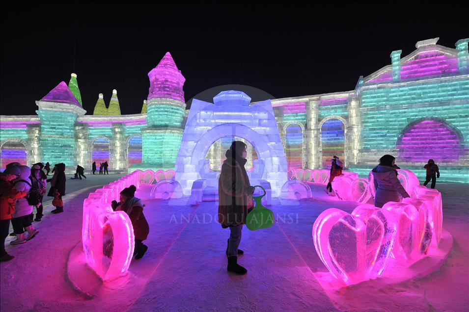 34th Harbin International Ice and Snow Sculpture Festival begins in China 