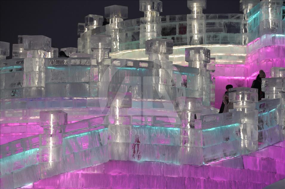 34th Harbin International Ice and Snow Sculpture Festival begins in China 