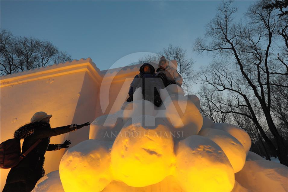 34th Harbin International Ice and Snow Sculpture Festival begins in China 