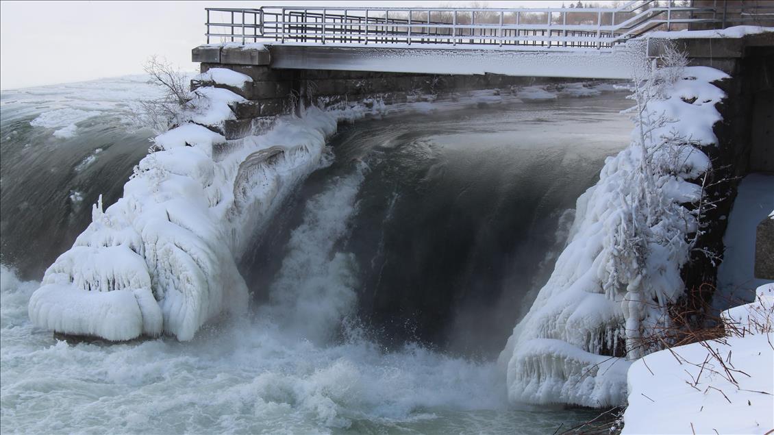 Niagara Şelalesi buzla kaplandı
