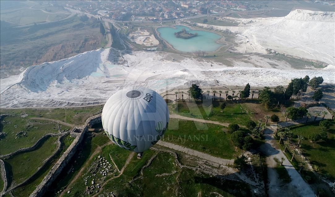 UNESCO World Heritage Site of Pamukkale in Turkey