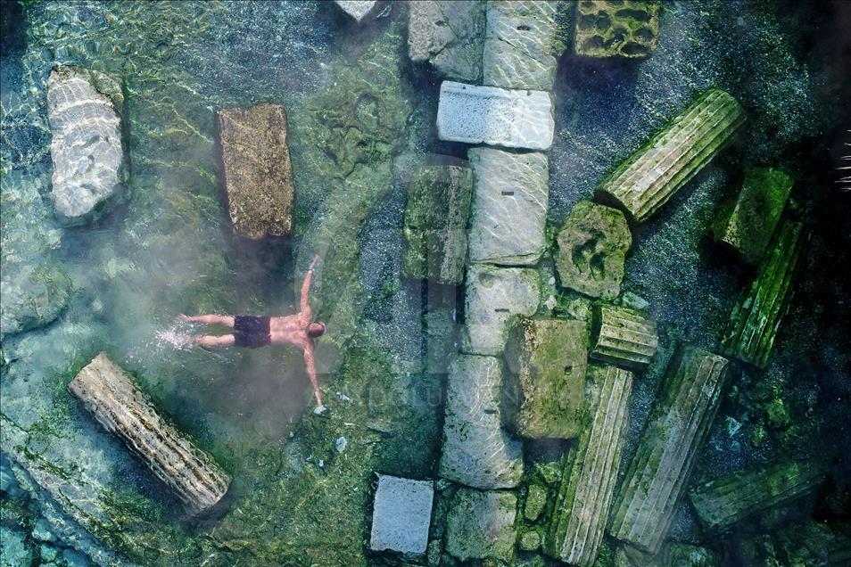 UNESCO World Heritage Site of Pamukkale in Turkey