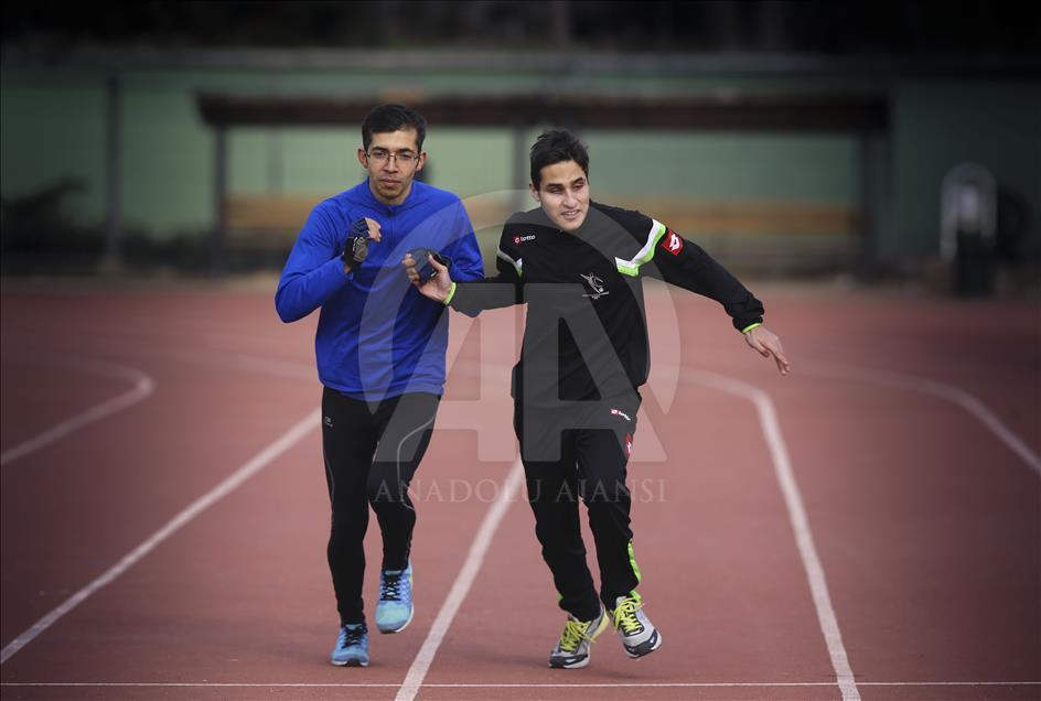 Visually impaired Turkish athletes seek to create awareness 