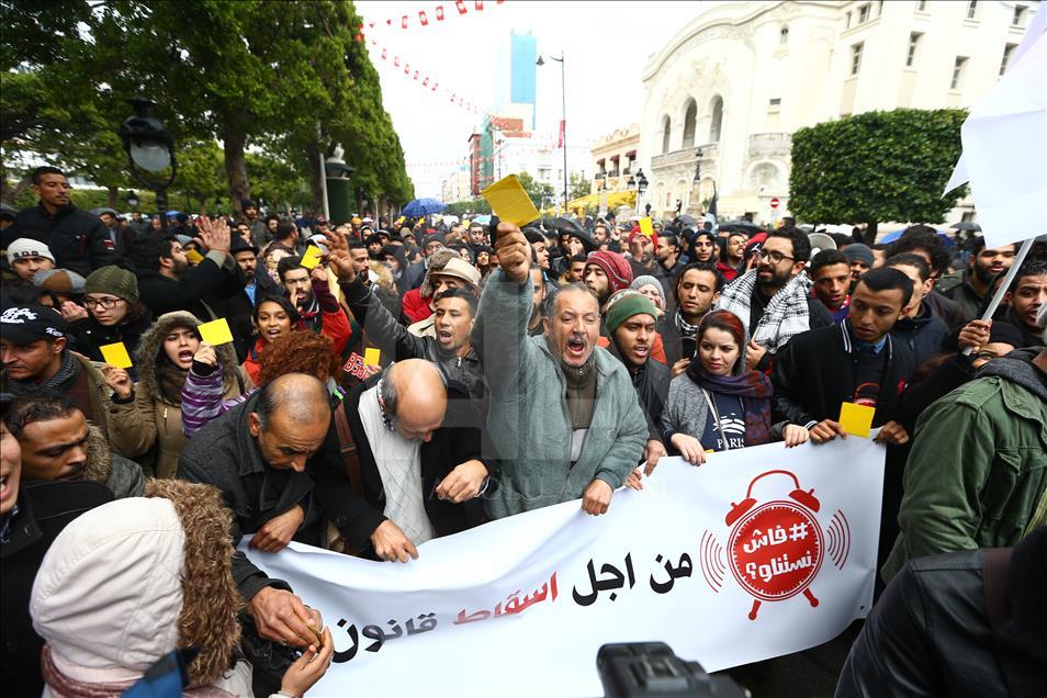 Tunus'ta hayat pahalılığı protestoları
