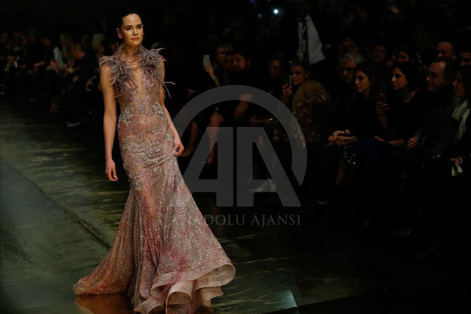 Desainer haute couture Turki pamer koleksi gaun pengantin
