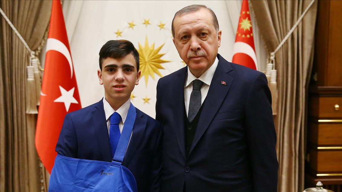 President of Turkey Erdogan receives Fawzi al-Junaidi