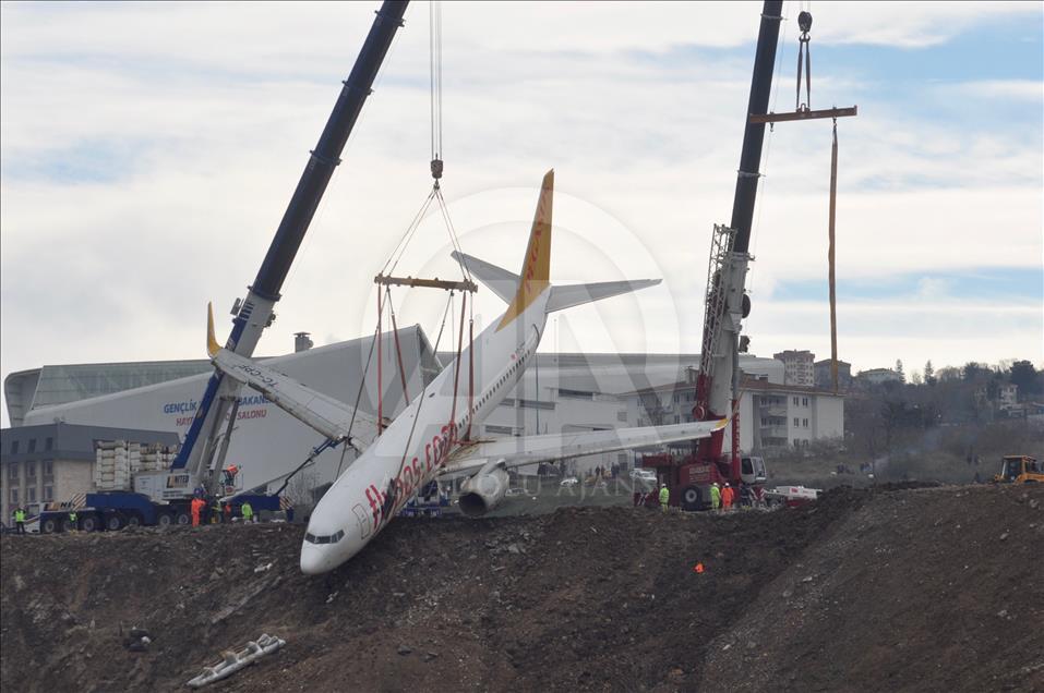 Passenger plane skids off runway in Turkey's Trabzon Airport