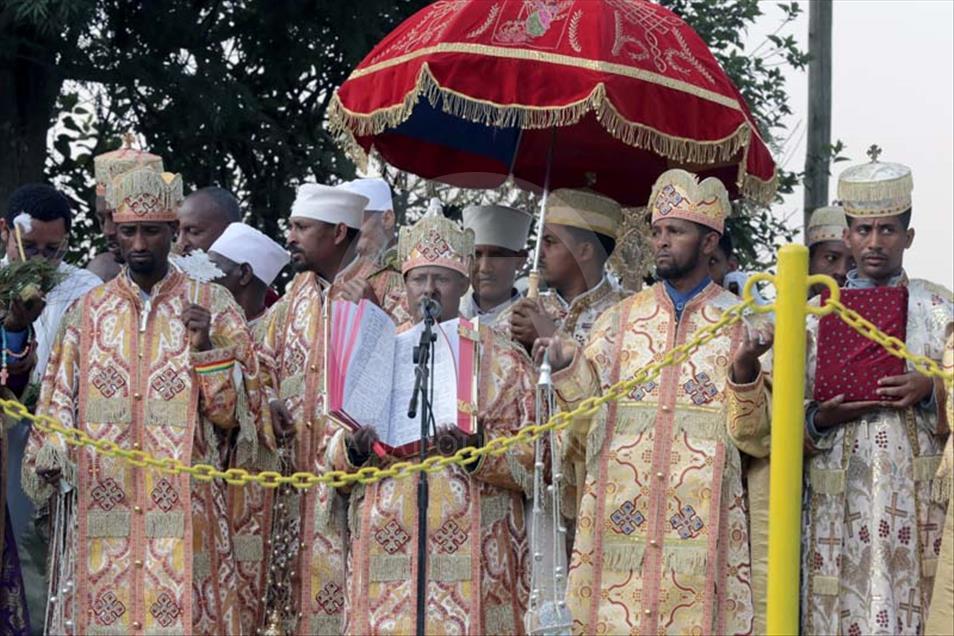 Los cristianos ortodoxos etíopes celebran el bautismo de Jesús