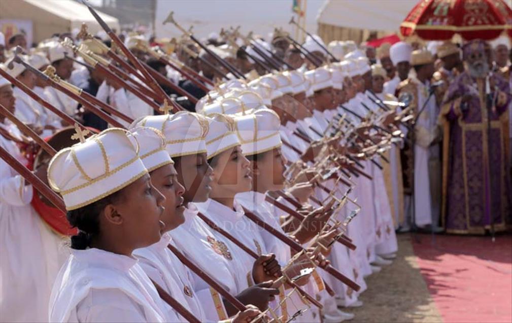 Los cristianos ortodoxos etíopes celebran el bautismo de Jesús