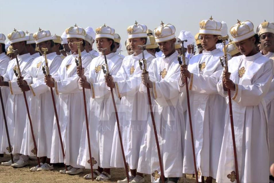 Los cristianos ortodoxos etíopes celebran el bautismo de Jesús