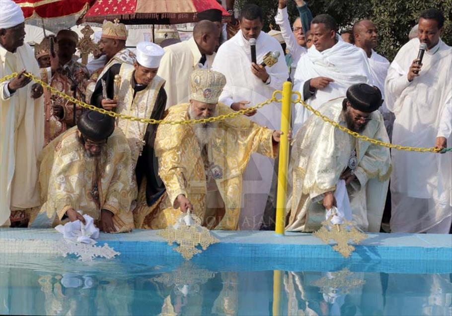Los cristianos ortodoxos etíopes celebran el bautismo de Jesús