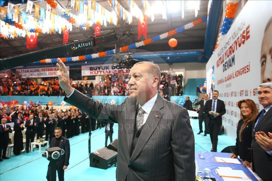 Cumhurbaşkanı ve AK Parti Genel Başkanı Erdoğan, Kütahya'da