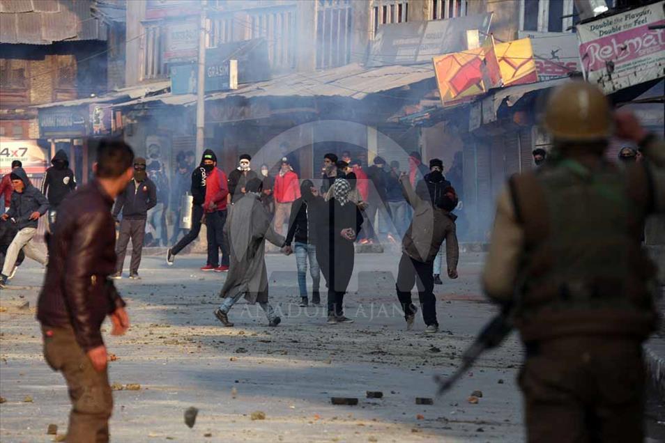 Protestas en Cachemira