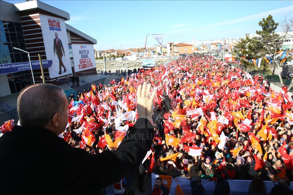 Cumhurbaşkanı Erdoğan, Kütahya'da
