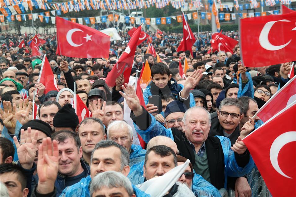 Cumhurbaşkanı ve AK Parti Genel Başkanı Erdoğan Bursa'da