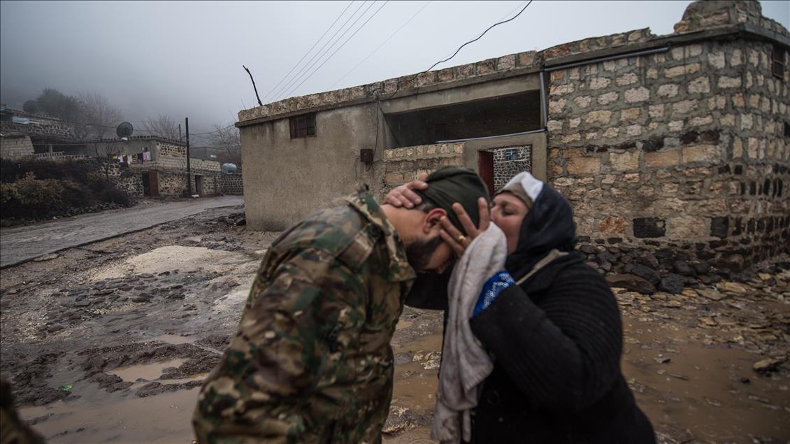 Afrin'in köyünde sevinç gözyaşları