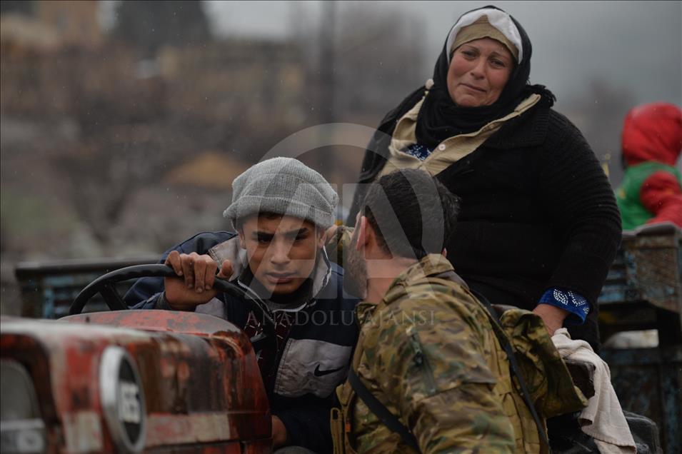 Afrin'in köyünde sevinç gözyaşları