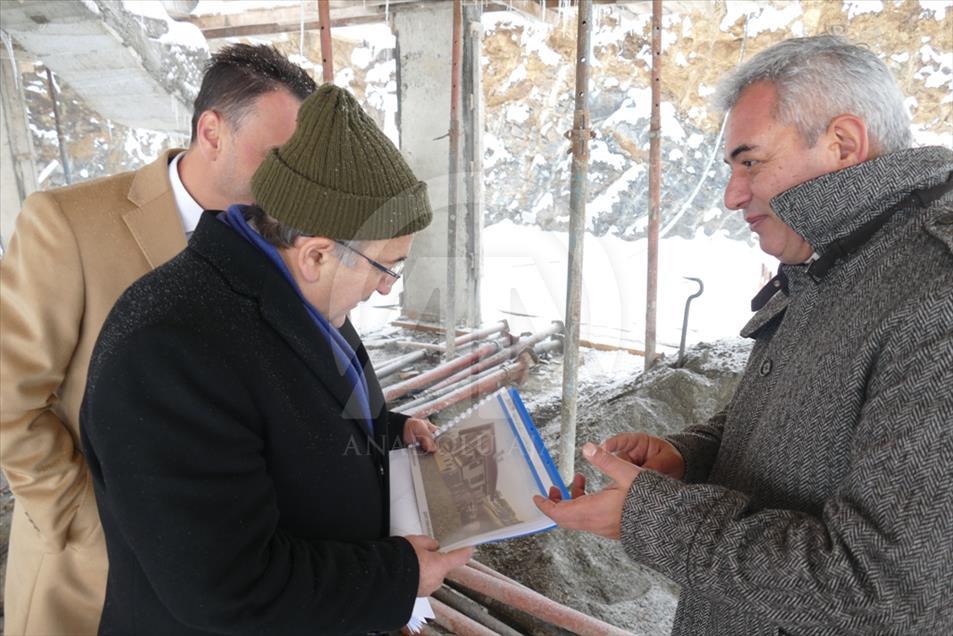 Eren Bülbül'ün ailesi için yaptırılan evin inşaatı devam ediyor