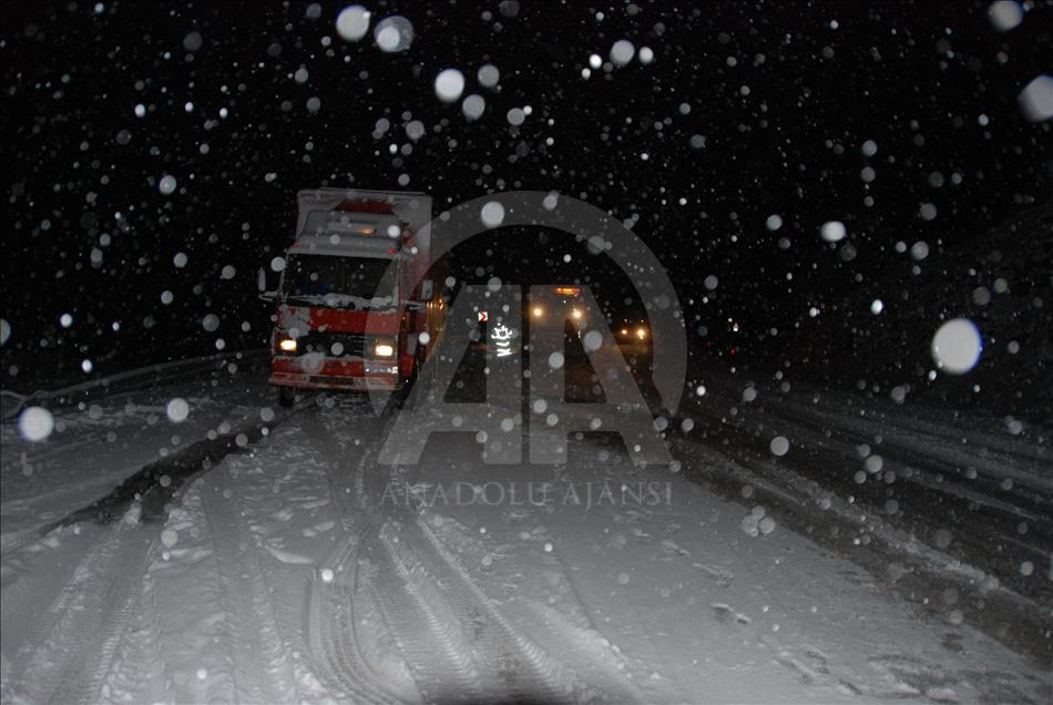 Akseki-Seydişehir karayolu trafiğe kapandı