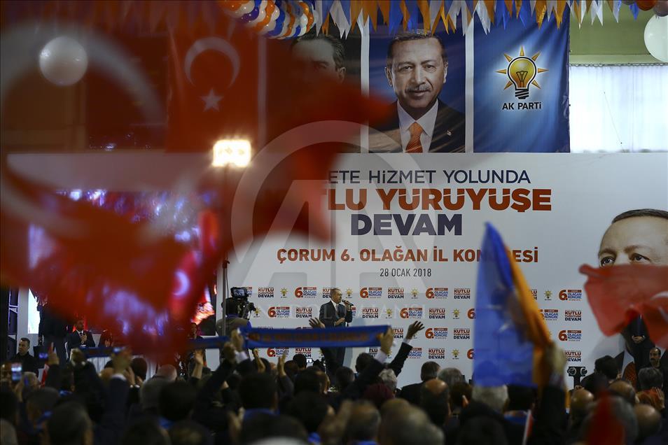Cumhurbaşkanı ve AK Parti Genel Başkanı Erdoğan, Çorum'da