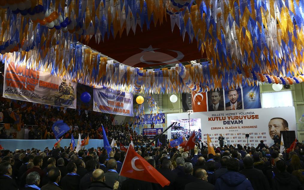 Cumhurbaşkanı ve AK Parti Genel Başkanı Erdoğan, Çorum'da