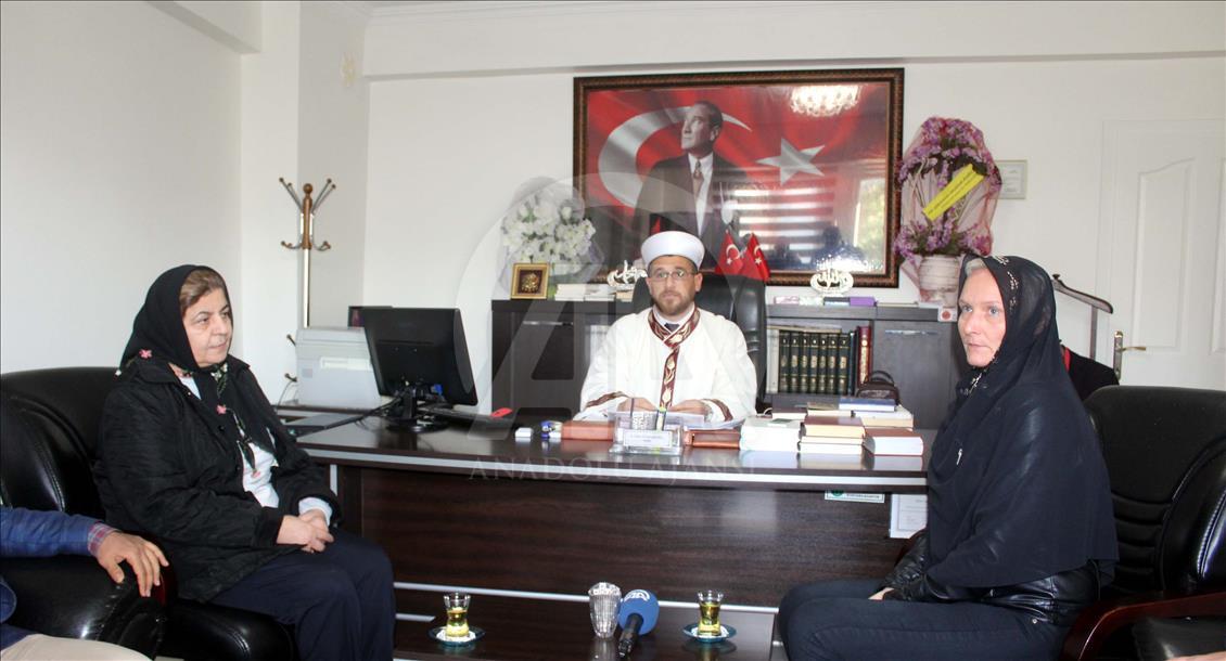 Alman kadın Müslüman oldu