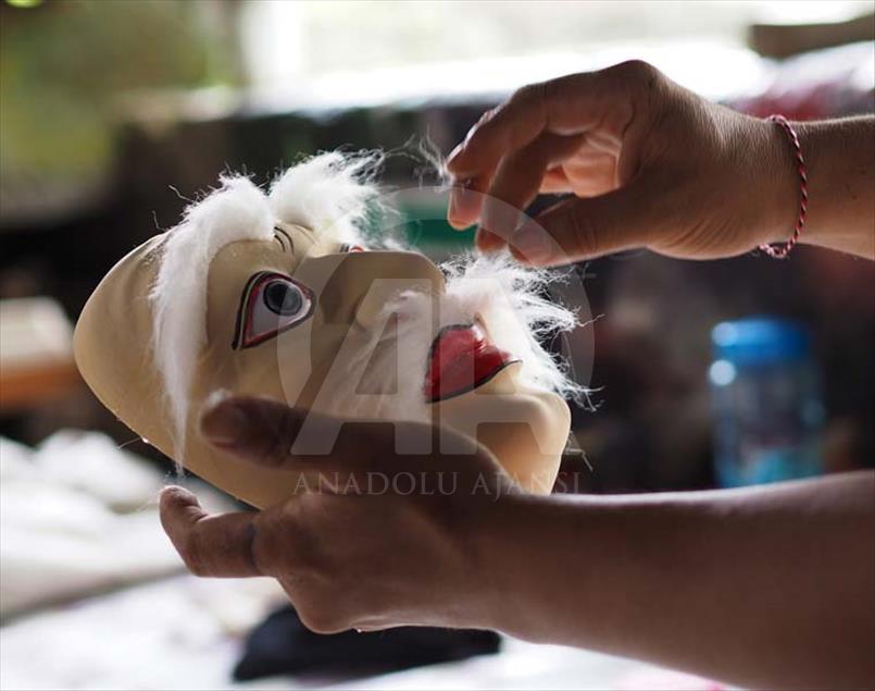 El festival de la 'Danza enmascarada' en Indonesia 