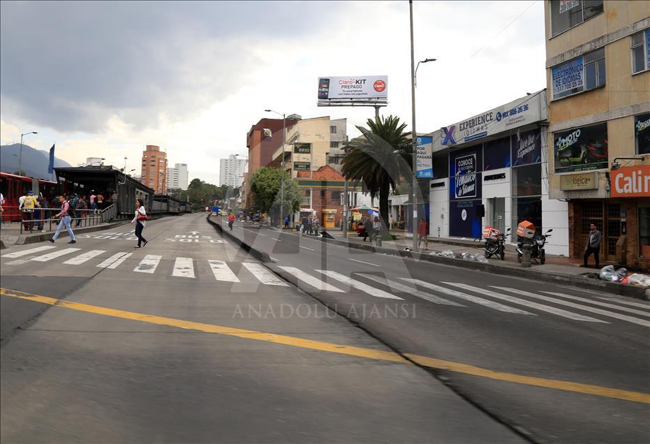 Kolombiya'nın başkenti Bogota'da "Arabasız Gün"