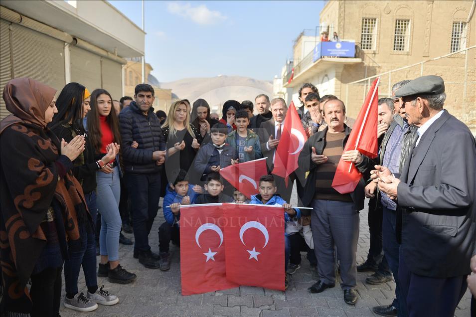 Mardin'de Zeytin Dalı Harekatı'na destek yürüyüşü
