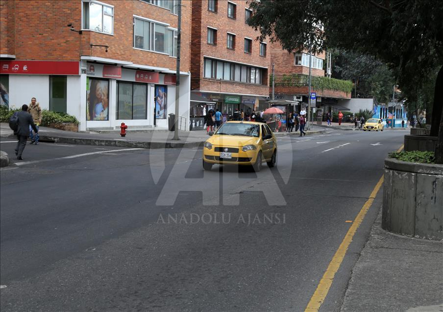 Kolombiya'nın başkenti Bogota'da "Arabasız Gün"