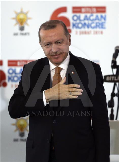Cumhurbaşkanı ve AK Parti Genel Başkanı Recep Tayyip Erdoğan