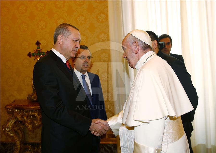 Turkish President Erdogan in Vatican
