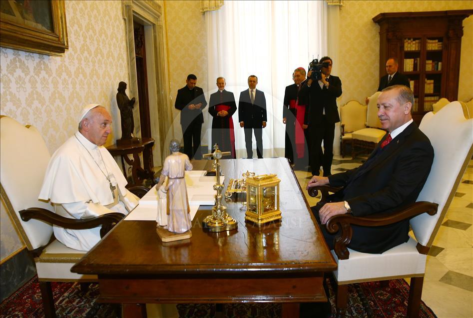 Turkish President Erdogan in Vatican
