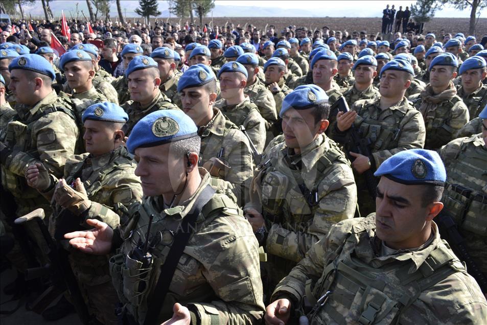 Siirt'ten Komandolar dualarla Afrin'e uğurlandı